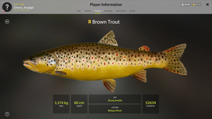 Belaya River – Brown Trout