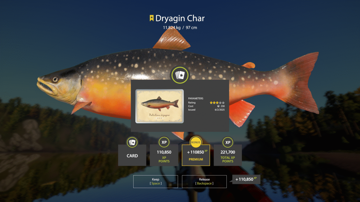 Lower Tunguska River – Dryagin Char